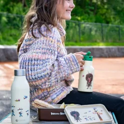 Bukkene Bruse matboks 1L brun/hvit