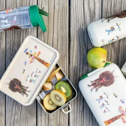 Bukkene Bruse matboks 1L brun/hvit