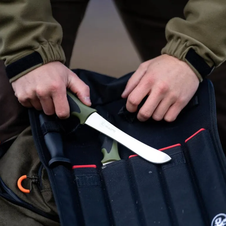 Butcher jaktkniv 28 cm svart/grønn