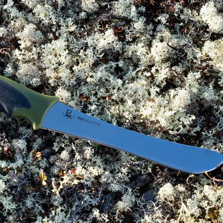 Butcher jaktkniv 28 cm svart/grønn