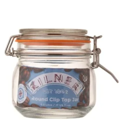 Bygel oppbevaringsglass 0,5L hengslet lokk