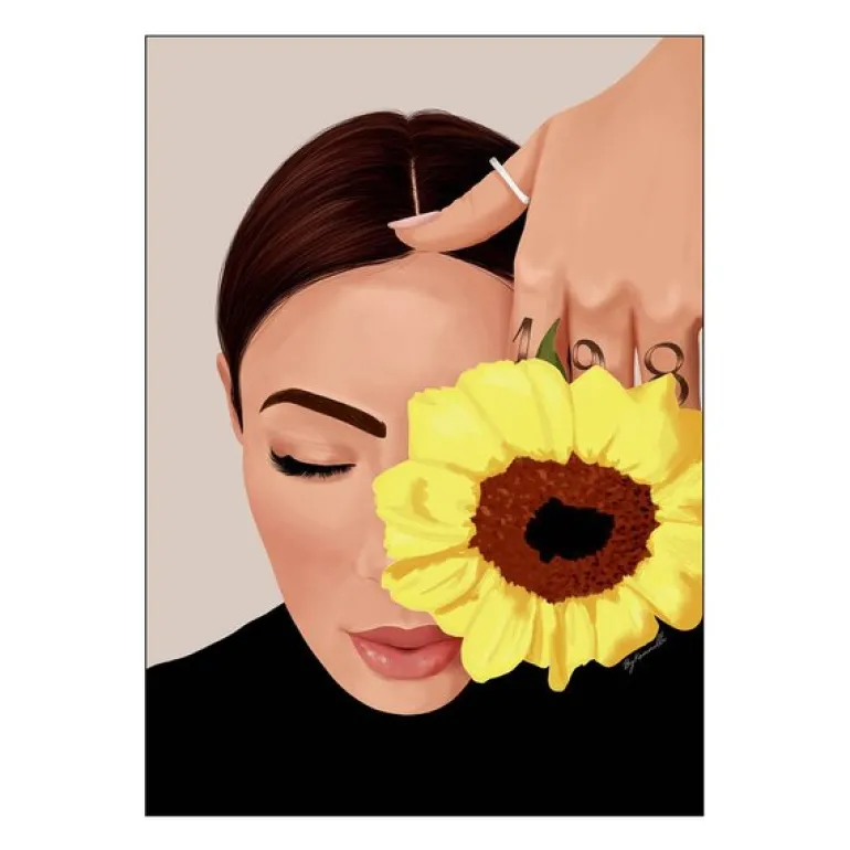 ByKammille poster 50x70 cm bloom