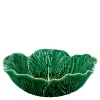 Cabbage skål kålblad 22,5 cm grønn