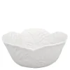 Cabbage skål kålblad 29,5 cm hvit