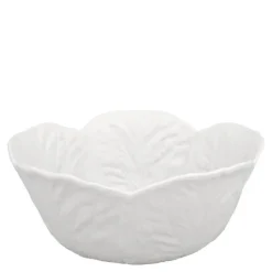 Cabbage skål kålblad 29,5 cm hvit