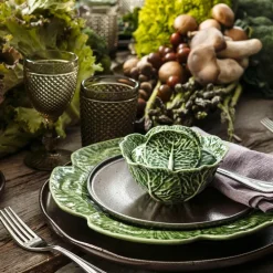 Cabbage skål m/lokk 15,3 cm kål grønn