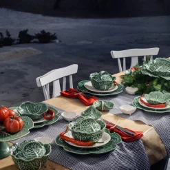 Cabbage stettfat 31x13 cm kål grønn