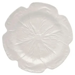 Cabbage tallerken kålblad 30,5 cm hvit