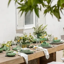 Cabbage tallerken kålblad 30,5 cm hvit