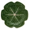 Cabbage tallerken kålblad 26,5 cm grønn