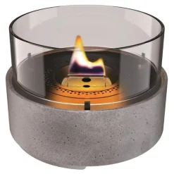 Café lykt 18 cm grå