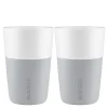 Caffé Latte krus 36 cl 2 stk marmor grå