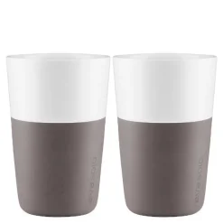 Caffé Latte krus 36 cl 2 stk grå