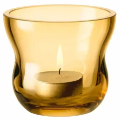 Calabas telyslykt Ø8,5 cm amber