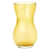 Calabas vase 16 cm amber