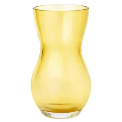Calabas vase 16 cm amber