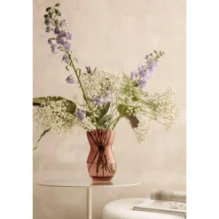 Calabas vase 21 cm burgundy