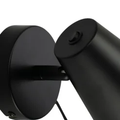 Cale vegglampe 24,5 cm svart