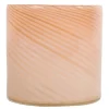 Calore lyslykt 10x10 cm line rosa/beige