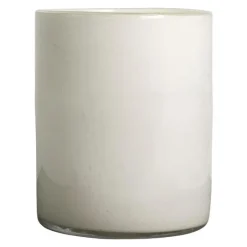 Calore vase/lyslykt 20x24 cm hvit