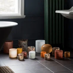 Calore vase/lyslykt 15x15 cm hvit