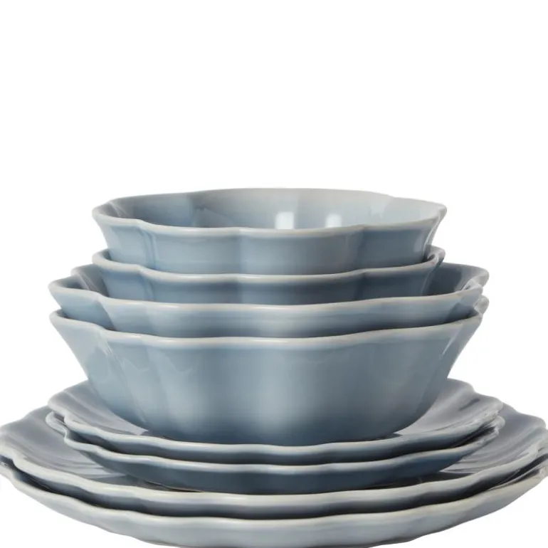 Camelia tallerken 27 cm blå