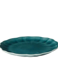 Camelia tallerken 27 cm turkis