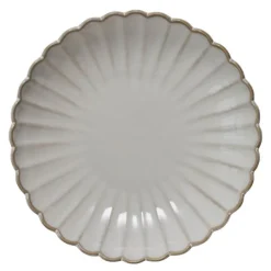 Camille asjett 19 cm råhvit