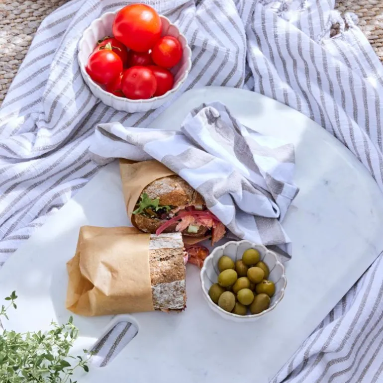 Camille skål 7,5x15 cm råhvit