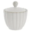 Camille sukkerskål 12x10 cm råhvit