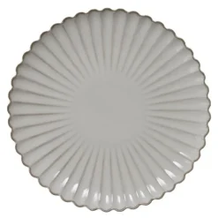 Camille tallerken 27 cm råhvit