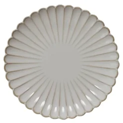 Camille tallerken 20,5 cm råhvit