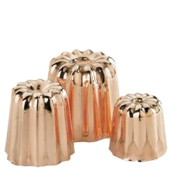 Canéles mould bakeformer 3,5 cm kobber