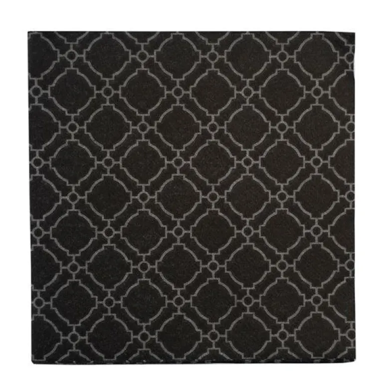 Cape servietter 33x33 cm 20 stk svart