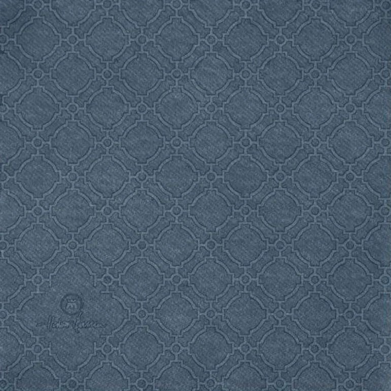 Cape servietter 40x40 cm 20 stk blå/grå