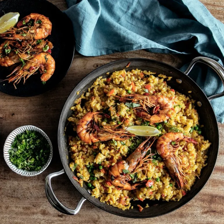 Carbon Steel paellapanne i karbonstål 30 cm