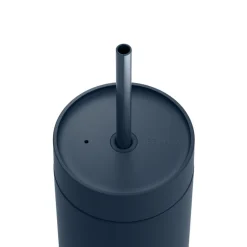 Carter Cold tumbler med sugerør 590 ml stone blue