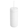 Carter Cold tumbler med sugerør 475 ml hvit