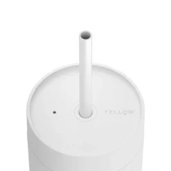 Carter Cold tumbler med sugerør 475 ml hvit