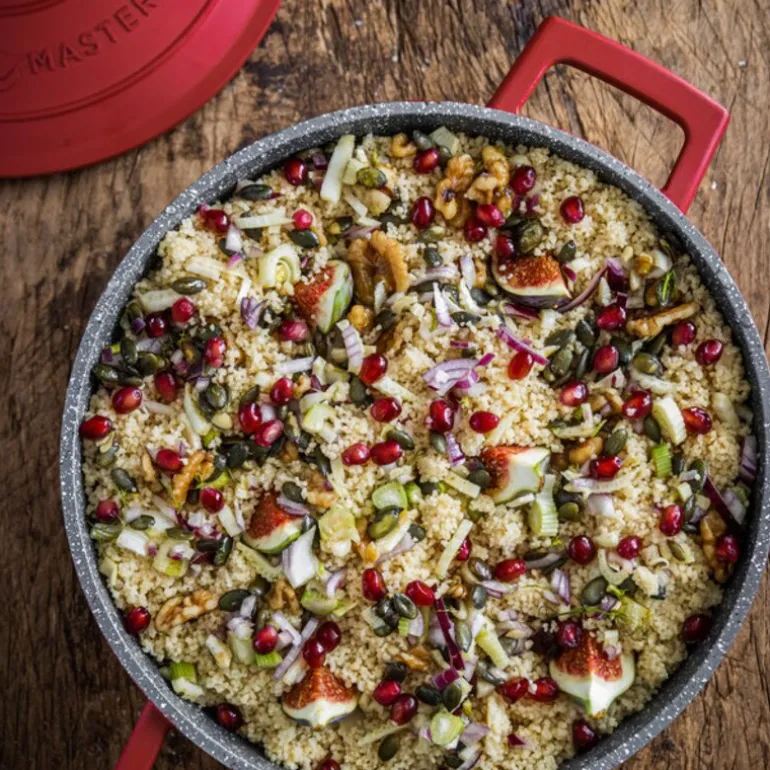 Cast Aluminium gryte 5L 29 cm rød