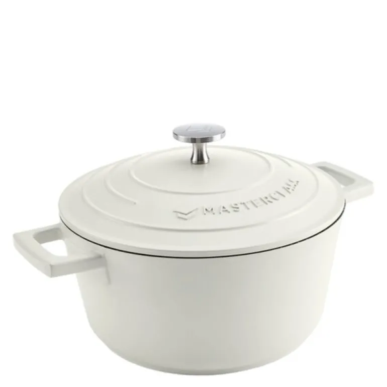 Cast Aluminium gryte 2,5L 21 cm krem