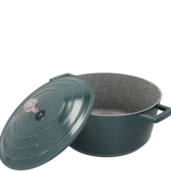 Cast Aluminium gryte 5L 29 cm hunter green