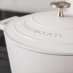 Cast Aluminium gryte 5L 29 cm krem