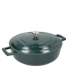 Cast Aluminium lav gryte 4L 29 cm hunter green