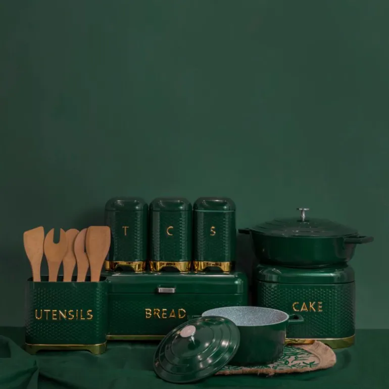 Cast Aluminium lav gryte 4L 29 cm hunter green