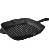Cast iron grillpanne firkantet 2,2L svart