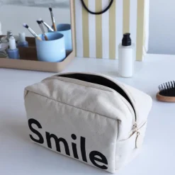 Cavita toalettmappe smile 21x10 cm beige