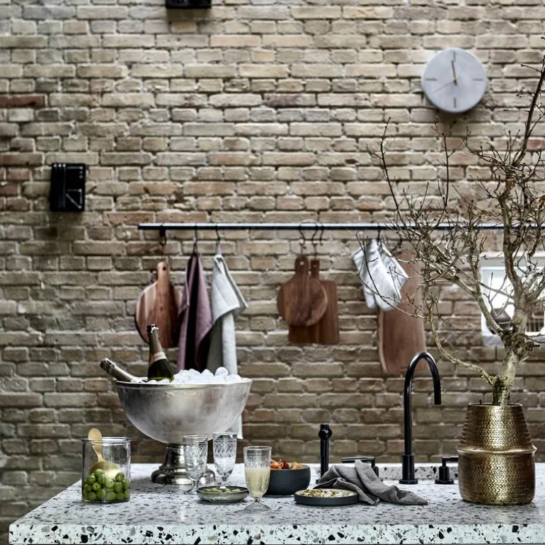 Champtub vinkjøler 29x39 cm antikk sølv