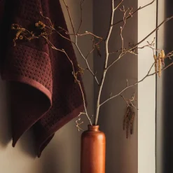 Check håndkle 70x140 cm chocolate