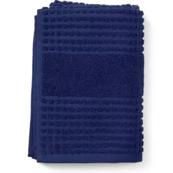 Check håndkle 50x100 cm marineblå